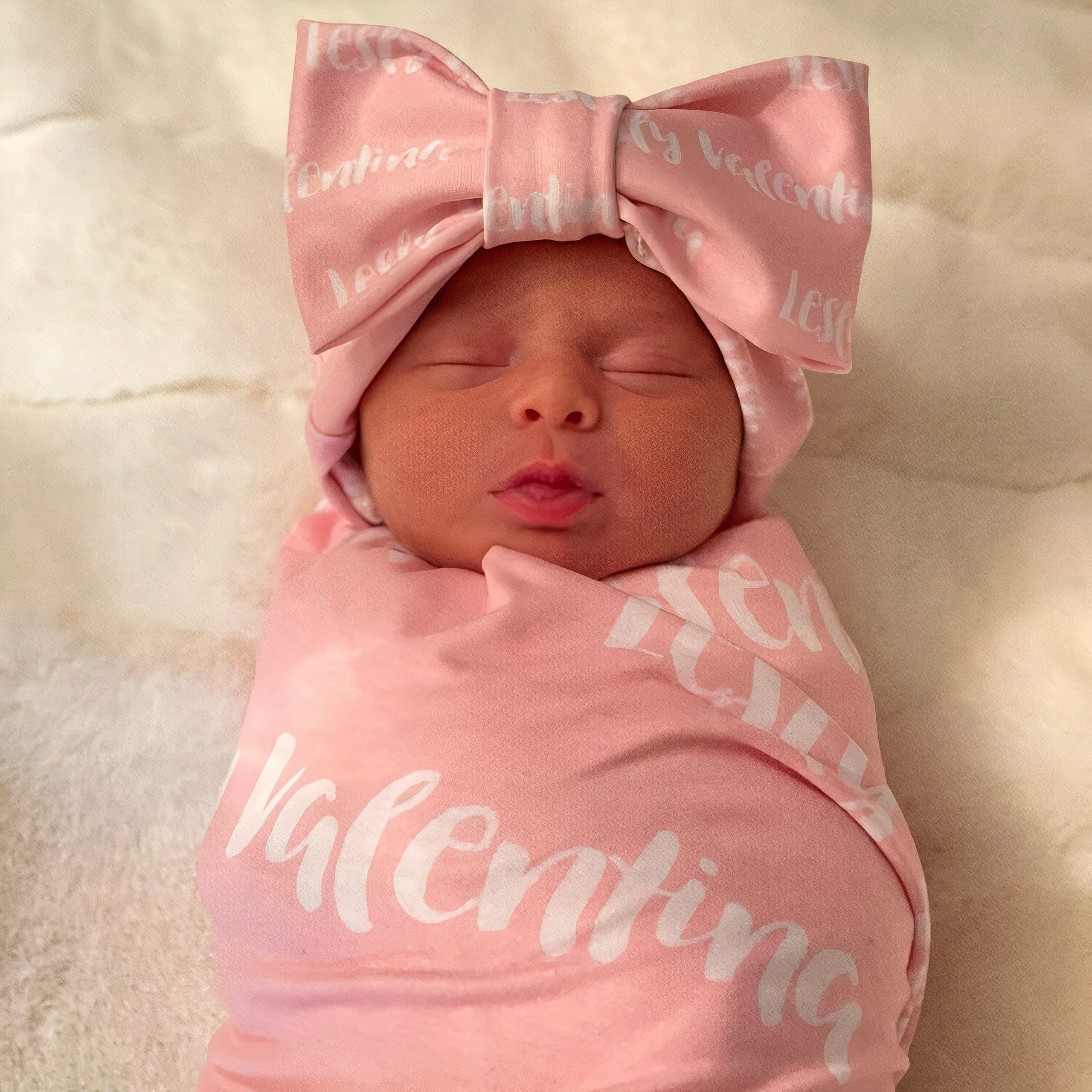 Personalized Baby Blanket with Name - Custom Kids Birthday Gift Blanket for Boys & Girls - Soft Swaddle Blanket for Newborns, Toddlers & Adults - Perfect for Nursery, Photo Shoots & Special Occasions