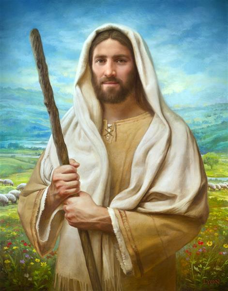 Feed My Sheep by Howard Lyon - Inspirational Christian Art Print for Home, Office & Church Decor - Perfect for Gifts & Spiritual Encouragement