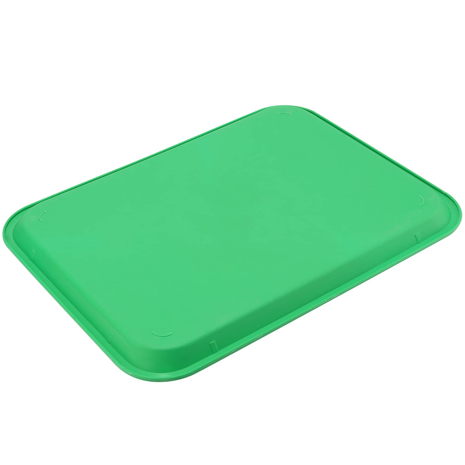 SEUNMUK 8 Pack 12 x 16 Inch Plastic Fast Food Trays - Durable Scratch-Resistant Green Cafeteria Trays for School, Restaurant & Food Service - Perfect for Serving Meals, Cafeteria Lunch Trays & Buffet Style Dining