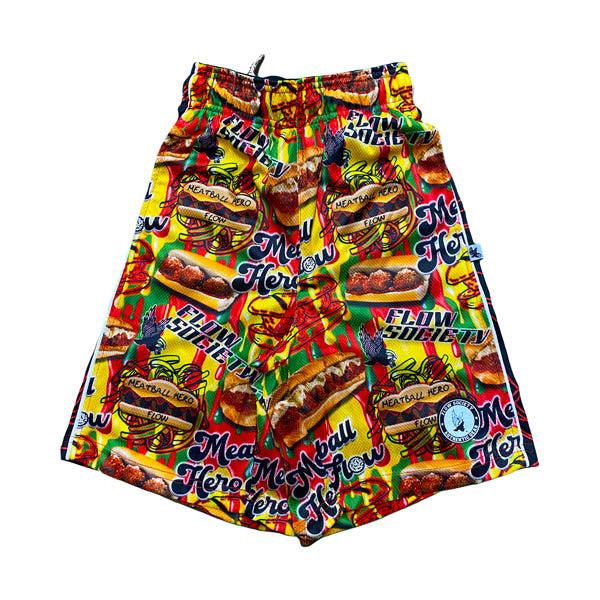 Boys Meatball Hero Short Sleeve T-Shirt - Cute Graphic Tee for Toddlers & Kids - Soft Cotton Comfort - Perfect for Playdates, School & Casual Outings