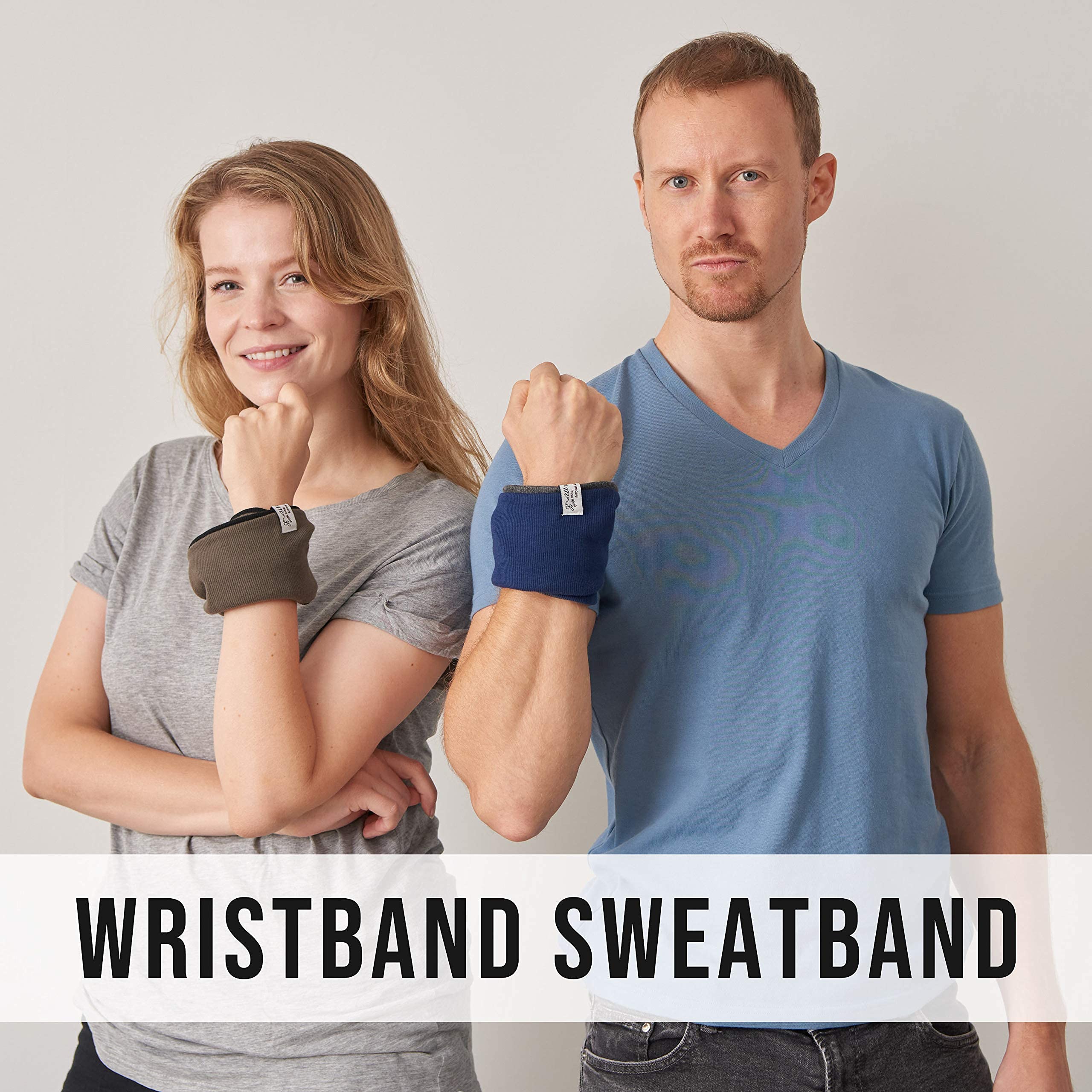 CHARM Headband & Wristband Set - Breathable Ribbed Cotton Sweatbands for Women & Men - Perfect for Workouts, Running, Tennis, Yoga & Gym - Stay Dry & Comfortable During Exercise