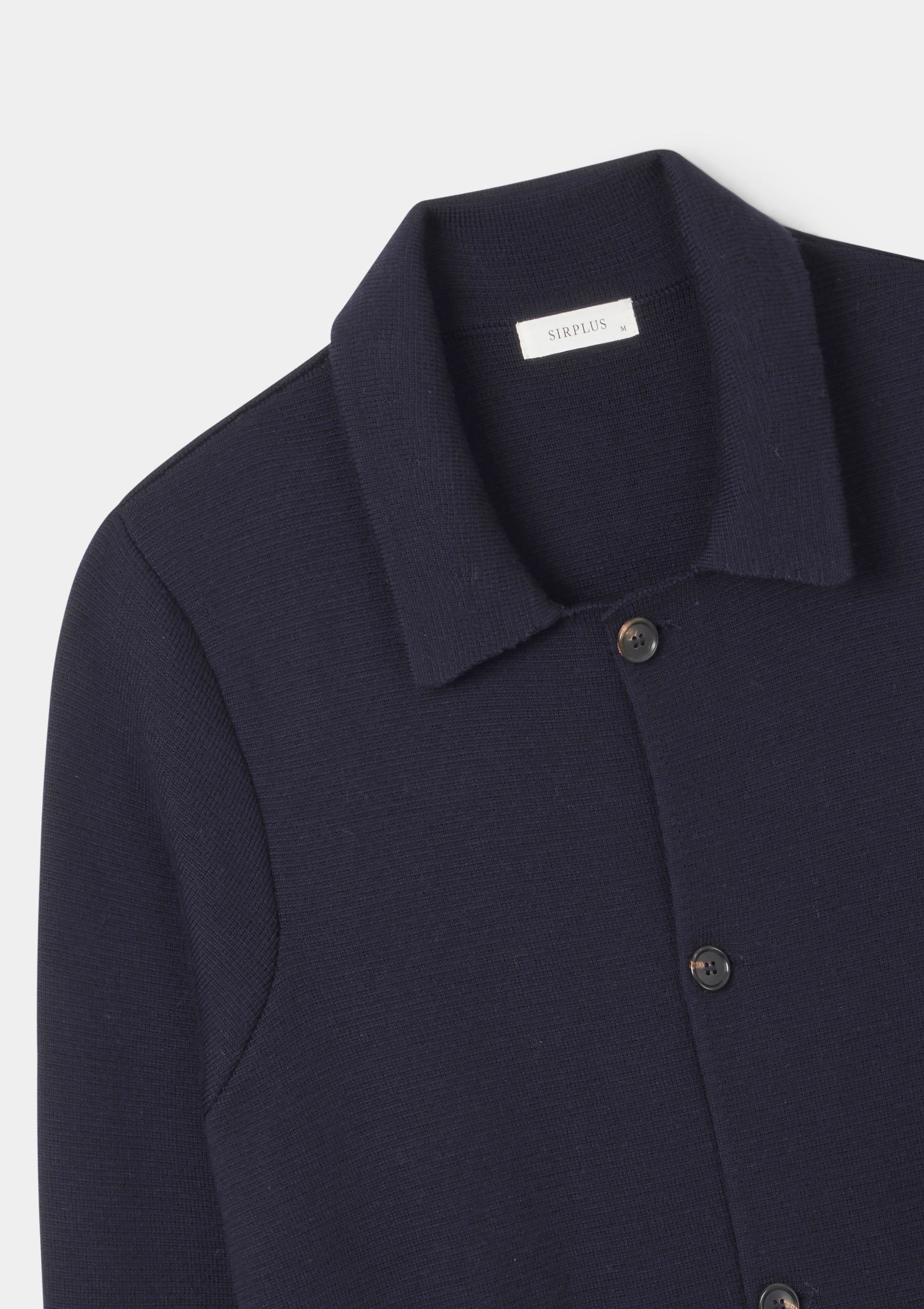 Premium Navy Blue Merino Wool Knit Jacket for Men & Women - Soft, Warm & Stylish - Perfect for Outdoor Adventures, Travel & Casual Wear