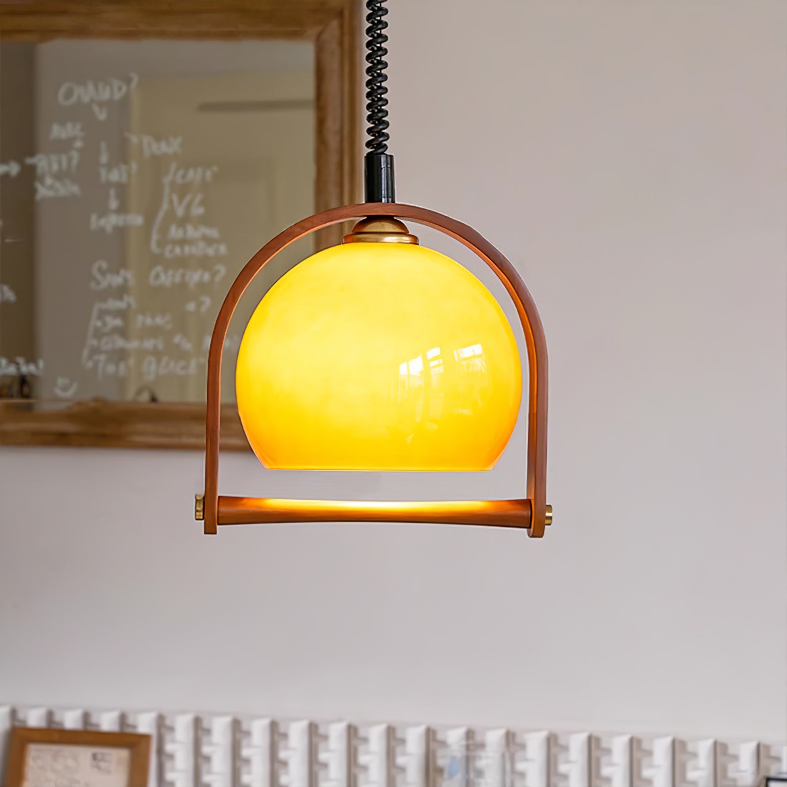 Levitation Dijkstra Pendant Lamp - Modern Hanging Light Fixture for Living Room, Kitchen, Dining Room & Bedroom | Energy Efficient LED Ceiling Light with Adjustable Height