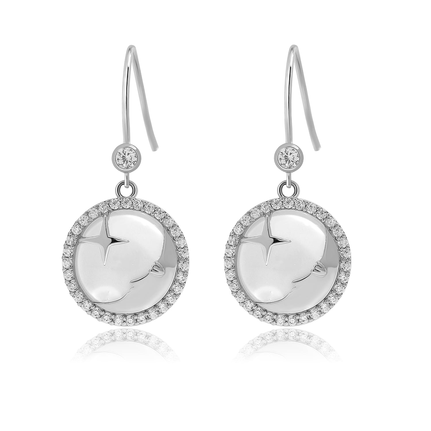 Meissa Celestial Dangle Earrings for Women | Boho Star Earrings | S925 Sterling Silver Fashion Jewelry | Christmas & New Year Gift | Perfect for Parties, Weddings & Everyday Wear
