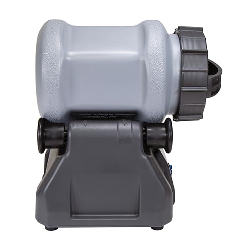 Frankford Arsenal Platinum Series Rotary Tumbler Lite - Reloading Brass Cleaner with Clear Viewing Window & Leakproof Seal | Perfect for Ammo Reloading, Jewelry Polishing & Metal Parts Cleaning