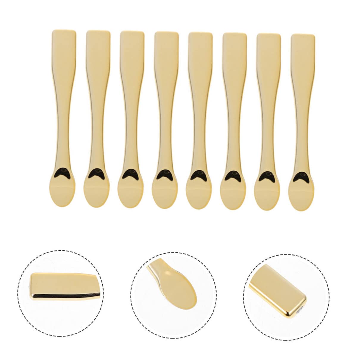 8Pcs Skincare Spatula Set - Reusable Makeup Scoop & Lotion Spatula for DIY Facial Cream, Serum & Beauty Products - Perfect for Jars, Bottles & Travel Kits