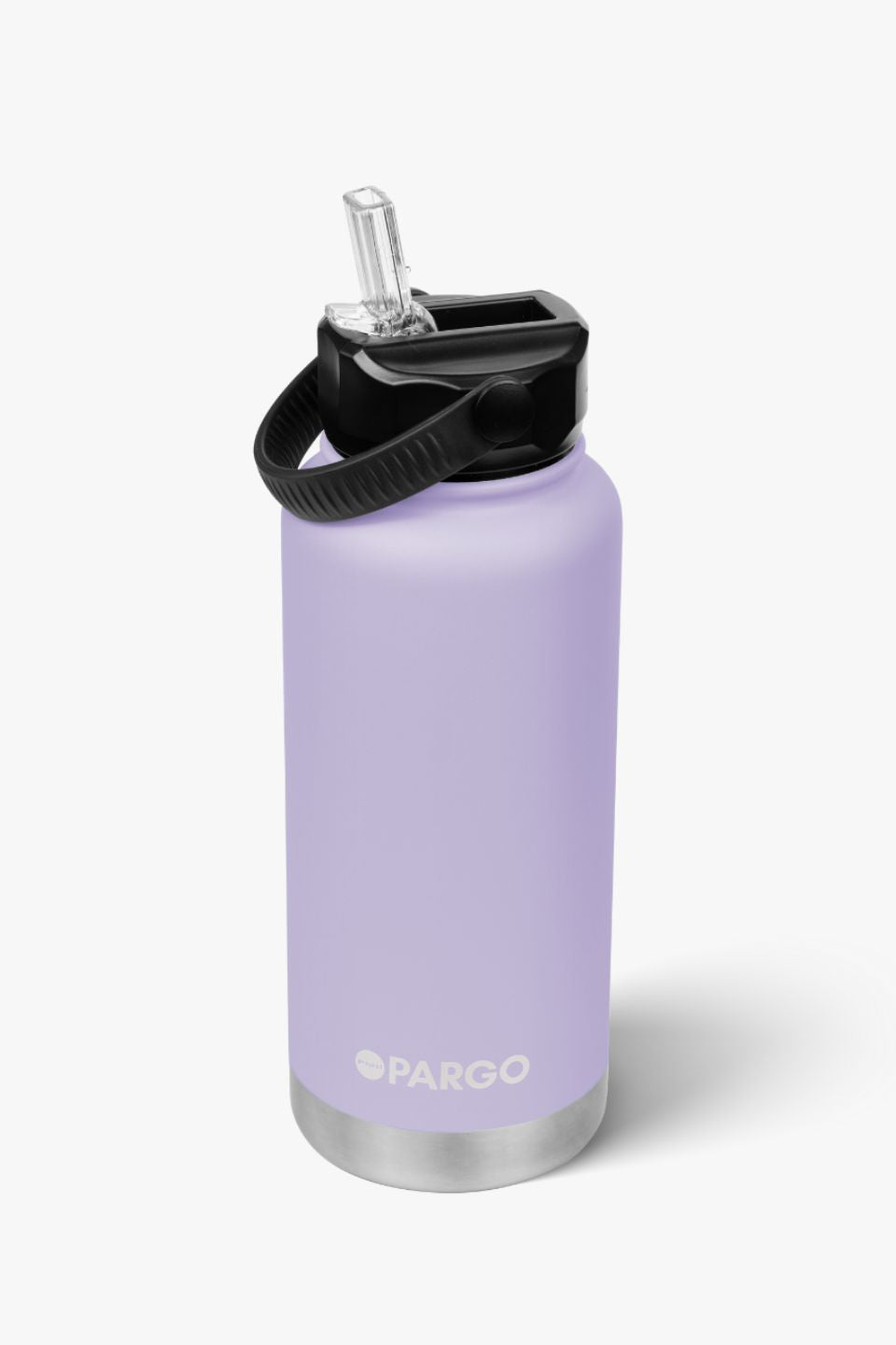 Insulated Stainless Steel Water Bottle 950ml with Straw Lid - Keeps Drinks Hot & Cold for 24 Hours - Perfect for Gym, Hiking, Office & Travel - Elegant Lilac Color