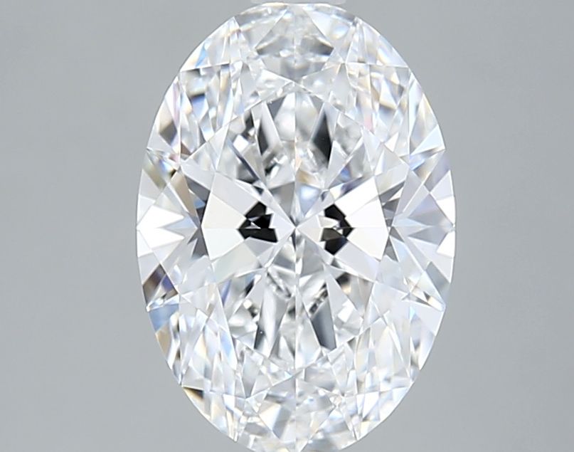 2.04 Carat D Color VVS1 Clarity Oval Lab-Grown Diamond for Engagement Rings & Fine Jewelry