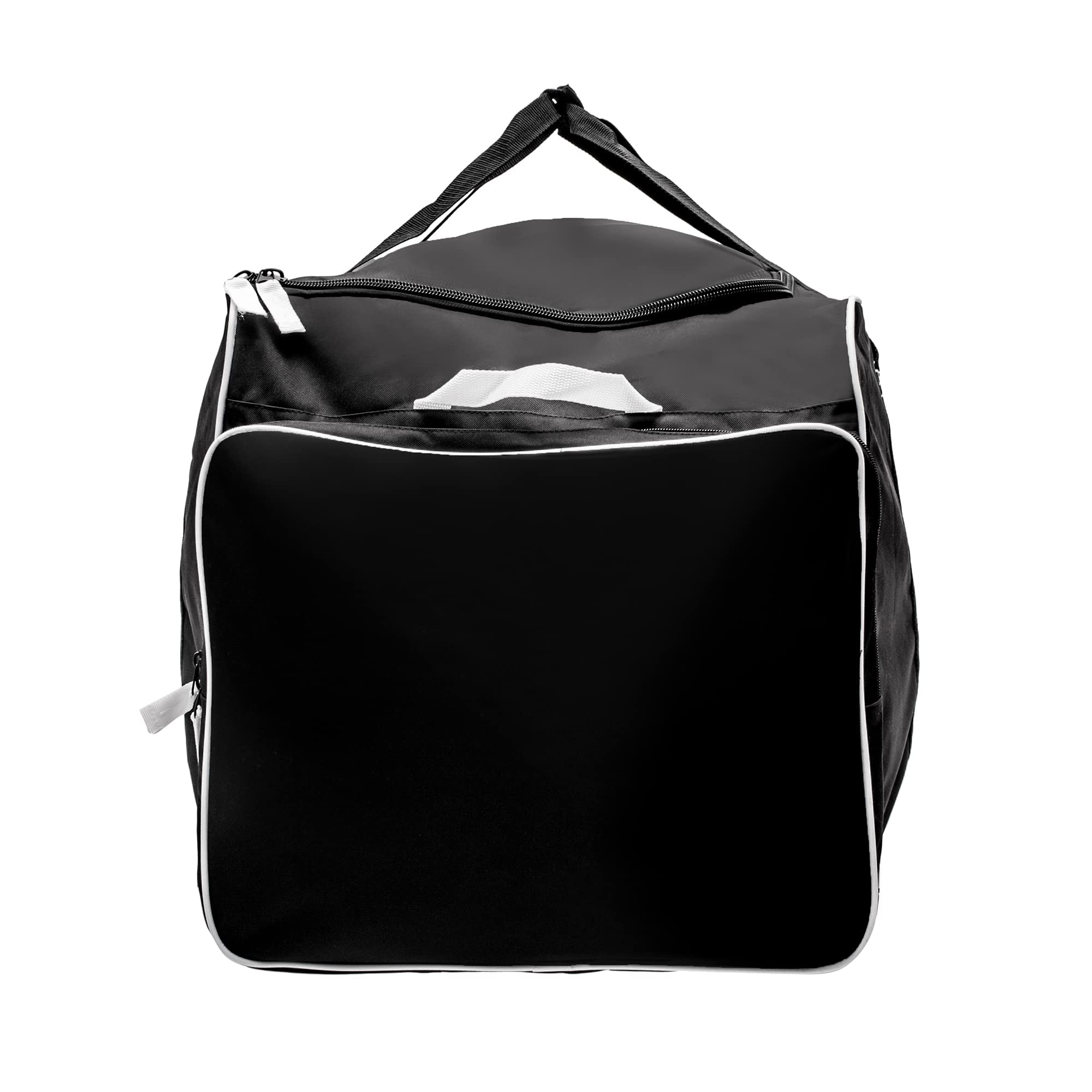 37-Inch Black NHL Durable Oversized Duffle Bag with 3 Pockets & Double Carry Handle - Perfect for Travel, Gym, Sports Equipment & Hockey Gear Storage