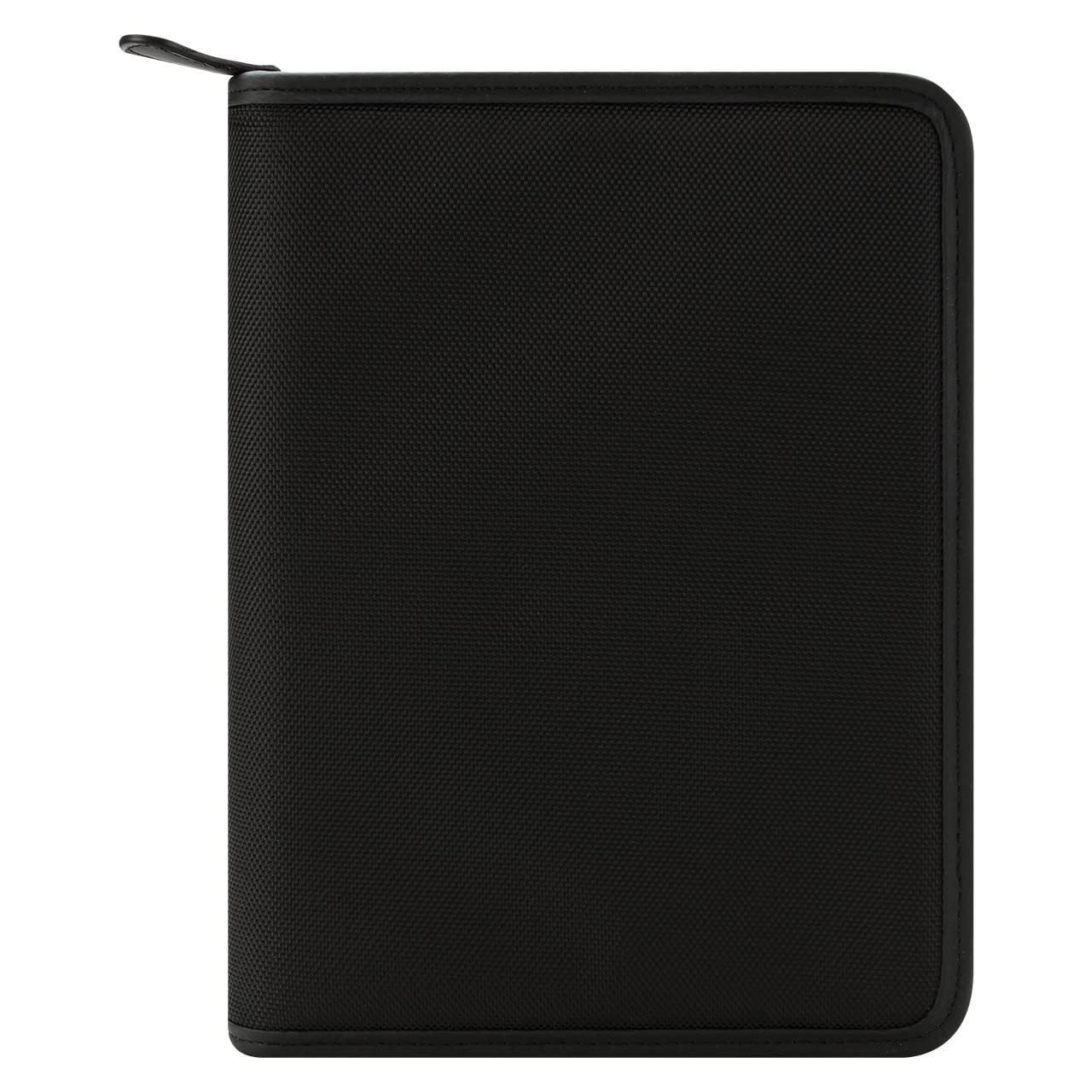 FranklinCovey Oakley Classic Black Nylon Zipper Binder - Professional Organizer for Office, School & Business Meetings | Durable 3-Ring Binder with Secure Zipper Closure