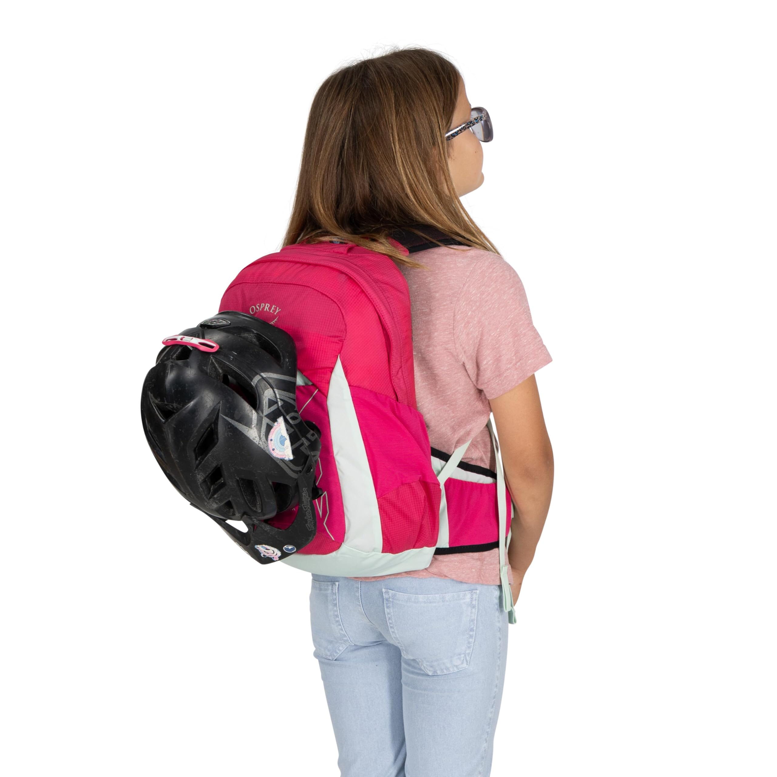 Osprey Tempest Jr Girls Lightweight Hiking Backpack for Kids - Hotspot Pink | Perfect for Outdoor Adventures, School & Travel Daypacks