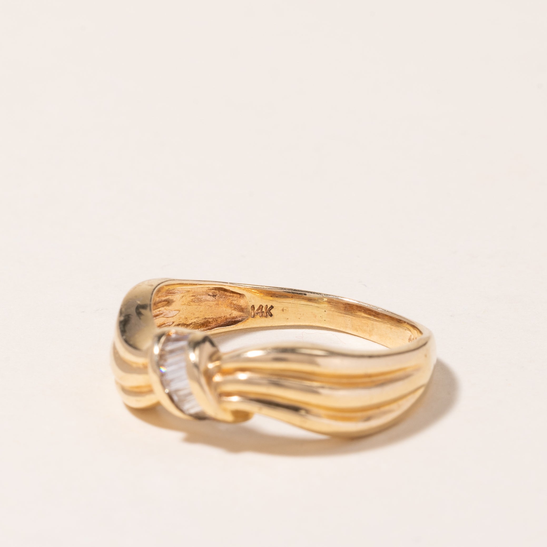 14K Yellow Gold Diamond Ring - 0.21ctw Round Cut Solitaire Engagement Ring | Size 9 | Perfect for Proposals, Anniversaries & Special Occasions
