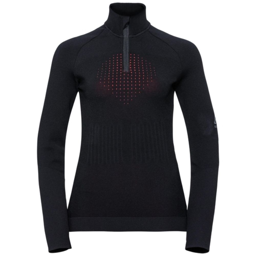 Odlo Thermic Women's Heated Thermal Base Layer for Skiing & Winter Sports - Warm & Comfortable Cold Weather Underwear for Outdoor Activities