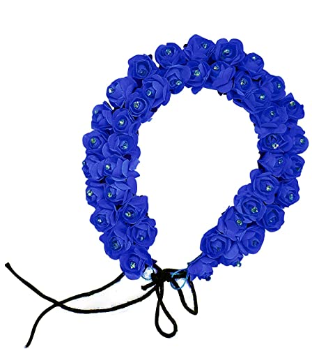 Wizme Hair Gajra for Women - Multicolor Bun Decoration Hair Accessories for Girls (Pack of 1) - Perfect for Weddings, Parties & Traditional Outfits