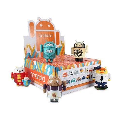 Android Mini Collectible Series 5 (Case of 16) - Cute Miniature Figures for Display, Gifts & Fun - Perfect for Home Decor, Office Desk & Toy Collections