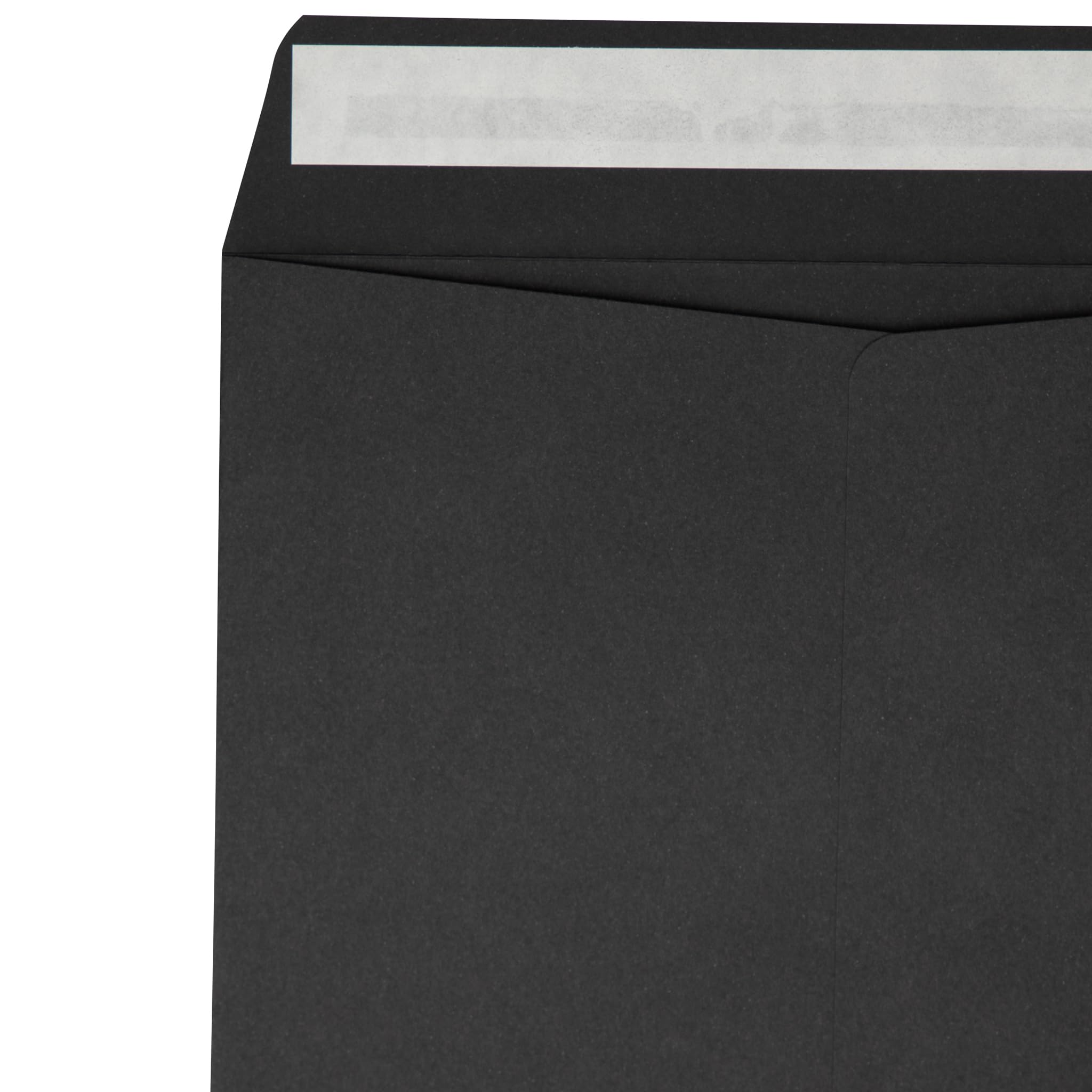 Premium LUXPaper Square Invitation Envelopes 8x8 Inches - Self-Sealing Peel & Press Closure - 80lb Text Weight Midnight Black (Pack of 500) - Perfect for Wedding Invitations, Greeting Cards, Party Favors and Business Correspondence