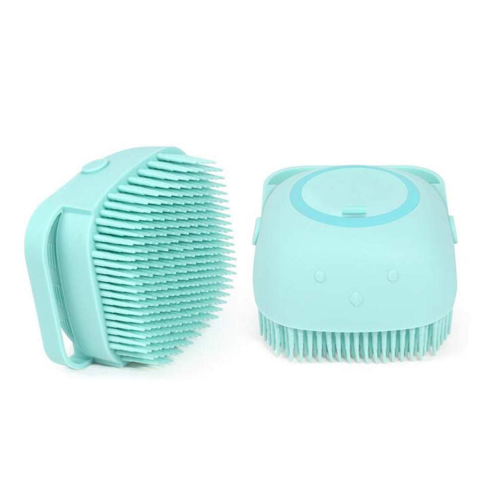 **Chiatai Soft Silicone Bath Massage Body Brush - Exfoliating Shower Brush for Kids, Women & Men - Gentle Scalp & Body Cleansing - Green | Perfect for Baby Bath, Shampoo & Skin Care**