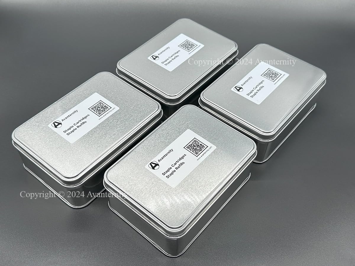 Avanternity's Compatible Staple Refills for Samsung SL-STP000 Staple Cartridges - 4 Pack | Perfect for Office, School & Home Use with Samsung Staplers