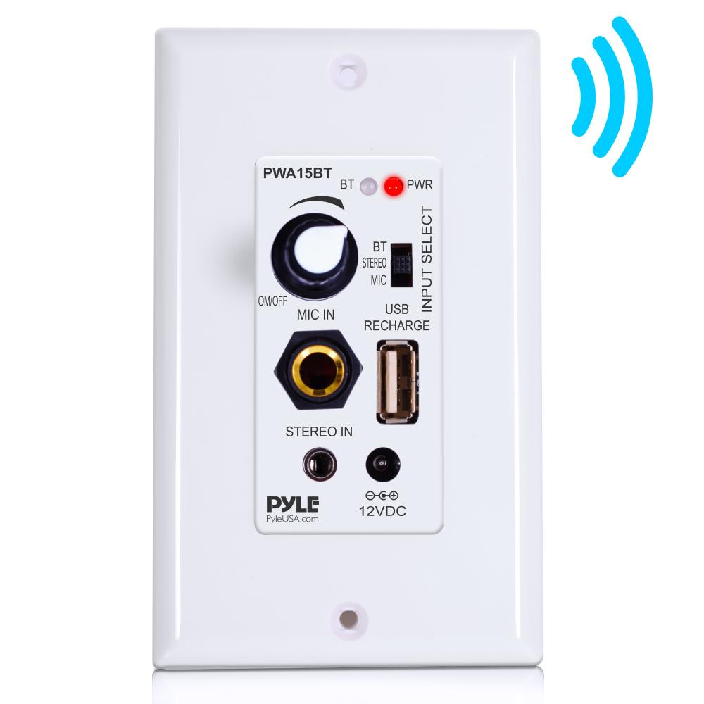 Wireless Bluetooth In-Wall Speaker Receiver - High-Quality Audio for Home Theater & Multi-Room Music System | Perfect for Living Room, Bedroom, and Office