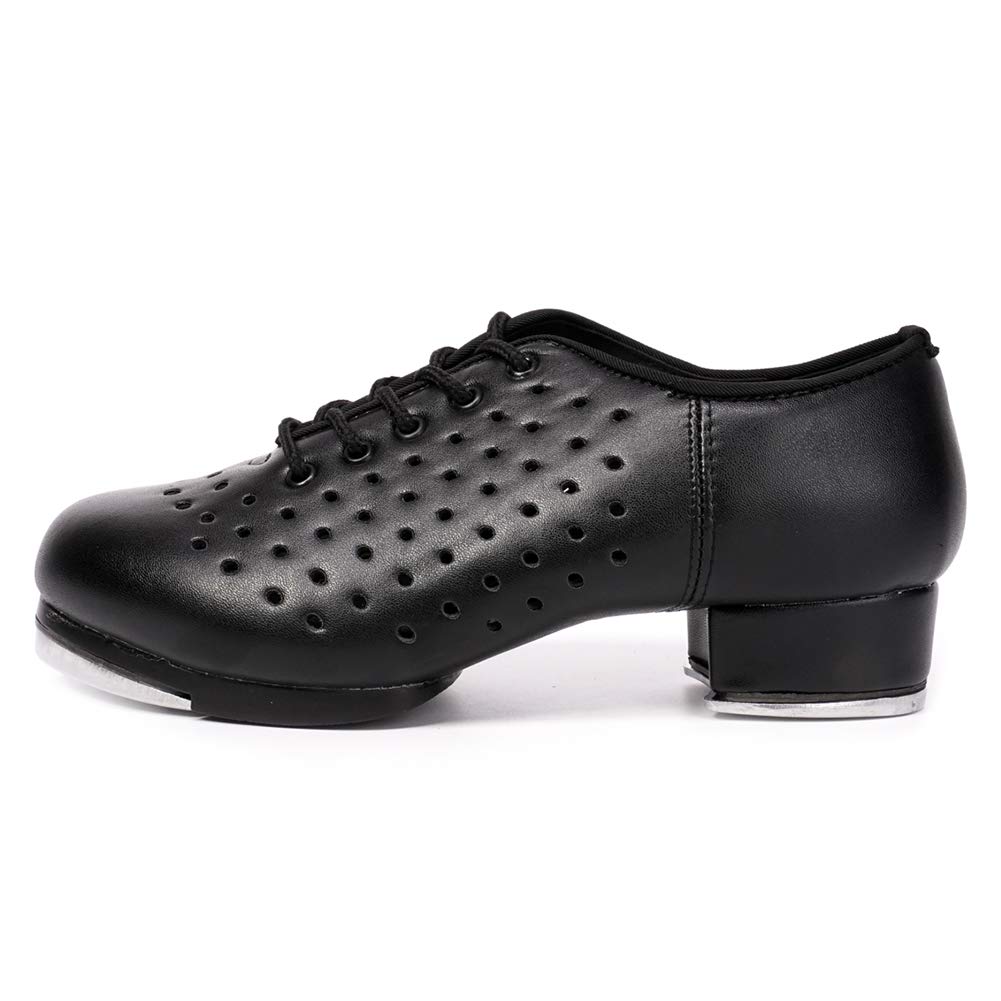 HROYL Unisex Tap Dance Shoes for Jazz - Perfect for Performances & Practice