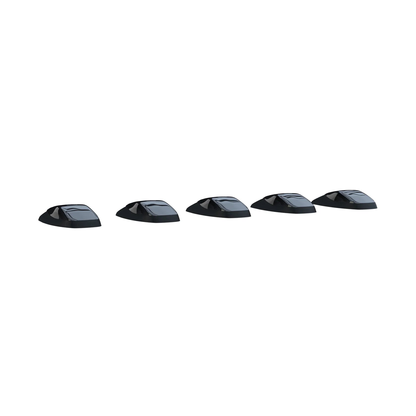 Dodge RAM HD 2500/3500 19-25 5-Piece Cab Roof LED Light Bar Kit with Smoked Lens - White LED Off-Road Lighting for Trucks | Perfect for Night Driving, Work Sites & Off-Road Adventures