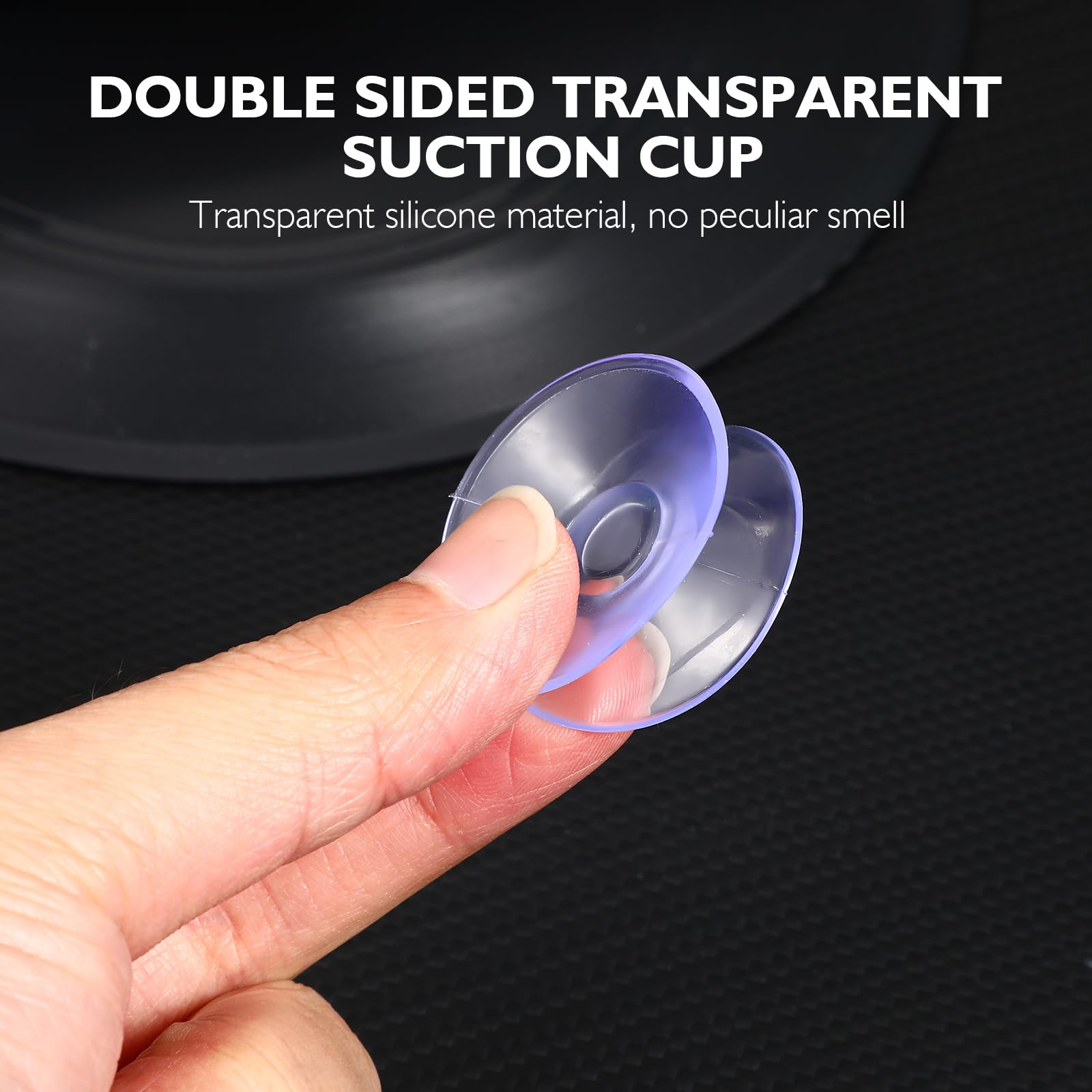 Alipis 10-Pack Heavy Duty Clear PVC Plastic Suction Cups - Non-Slip Shims & Bumpers for Glass, Bathroom Hooks, Table Mats - Perfect for Home, Office & Kitchen Organization