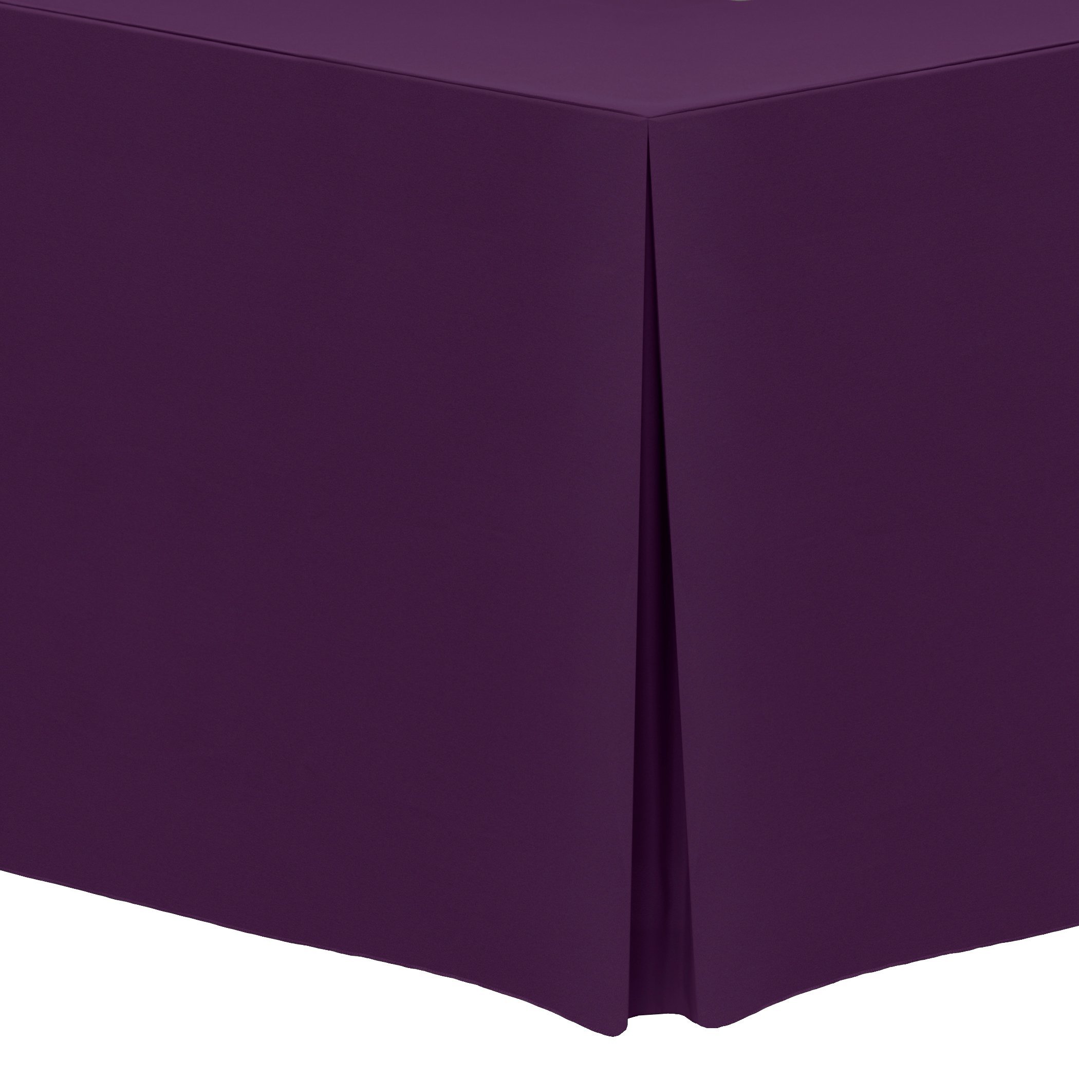 Premium 8 ft. Polyester Tablecloth for Banquet & Folding Tables (24x96 Inches) - 36