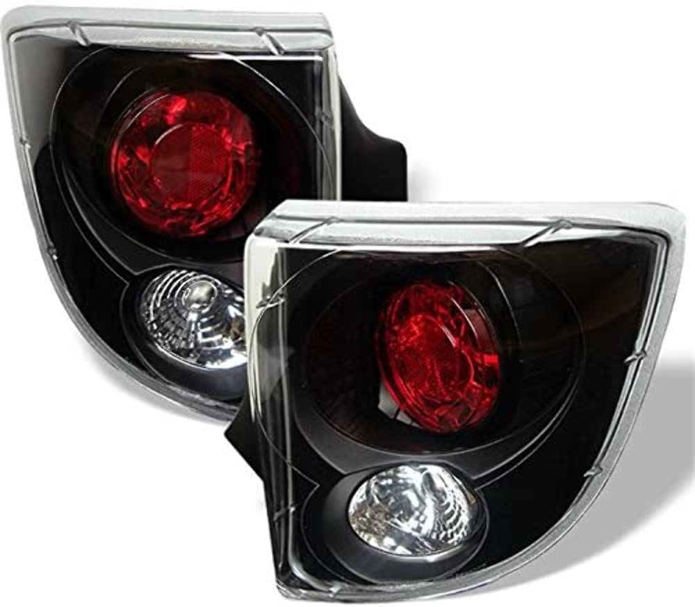 Spyder Auto 5007506 Euro Style LED Tail Lights - Black/Clear Smoke Lens - Compatible with [Vehicle Model] - Enhances Rear Visibility & Style for Night Driving & Car Shows