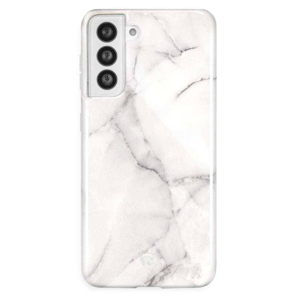 Premium Carrara Marble Samsung Phone Case - Elegant & Durable Protection for Galaxy S21/S22/S23 - Perfect for Business & Luxury Lifestyle