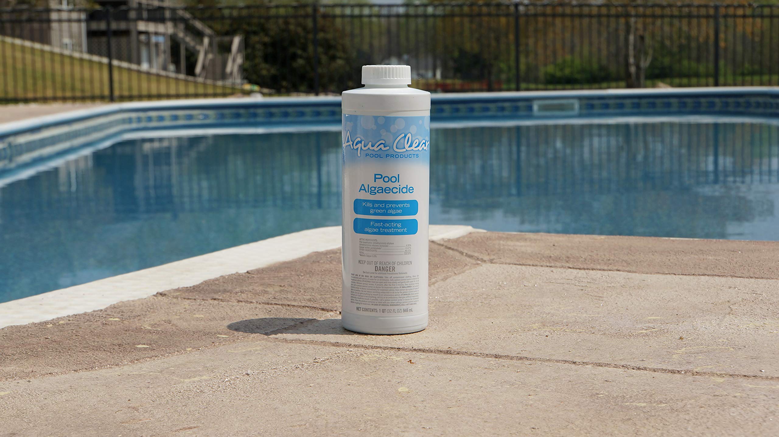 Best Pool Algaecide 32 oz - Fast-Acting Swimming Pool Algae Treatment & Prevention - Perfect for Inground & Above Ground Pools, Spas & Hot Tubs