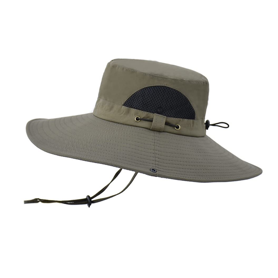 Summer Sun Protection Bucket Hat for Men & Women - Wide Brim Outdoor Sun Hat with Breathable Mesh Design - Perfect for Fishing, Hiking, Beach & Outdoor Activities