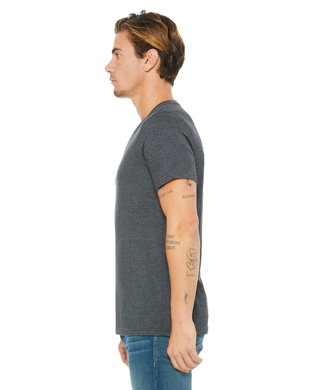 Bella + Canvas 3005 Unisex Jersey Short Sleeve V-Neck T-Shirt - Soft Cotton Tee for Men & Women - Perfect for Casual Wear, Screen Printing, and Everyday Outfits