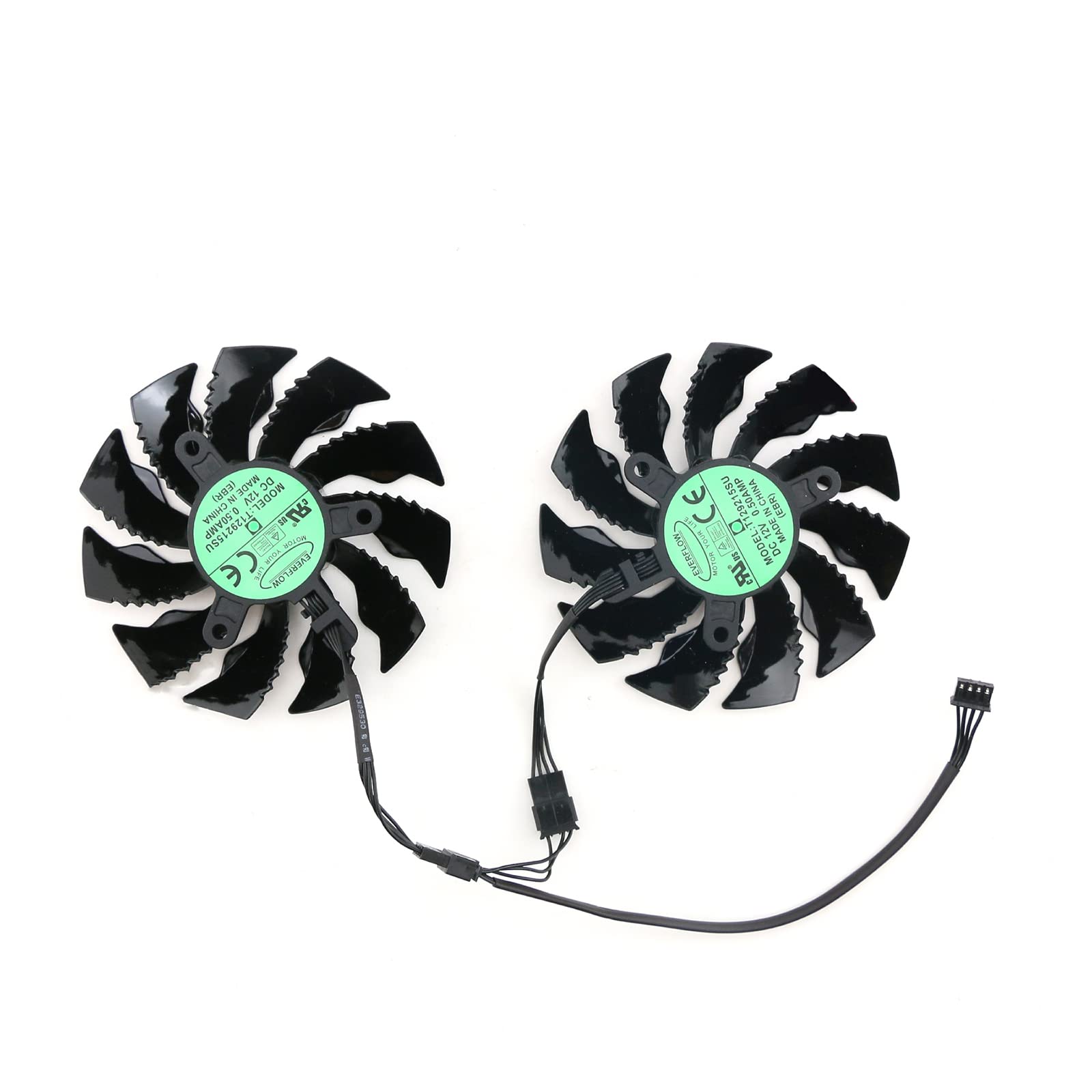 Gigabyte R9 380X 390 G1 Gaming Graphics Card Cooling Fan Replacement - High Performance PC Case Fan for Enhanced Gaming & Video Editing Workstations