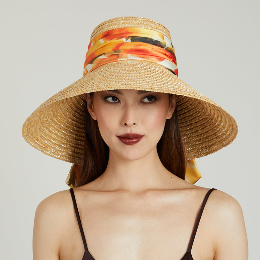 Mirabel Wide Brim Sun Hat for Women - UPF 50+ UV Protection Summer Beach Hat - Fashionable Floppy Hat for Outdoor, Travel & Gardening