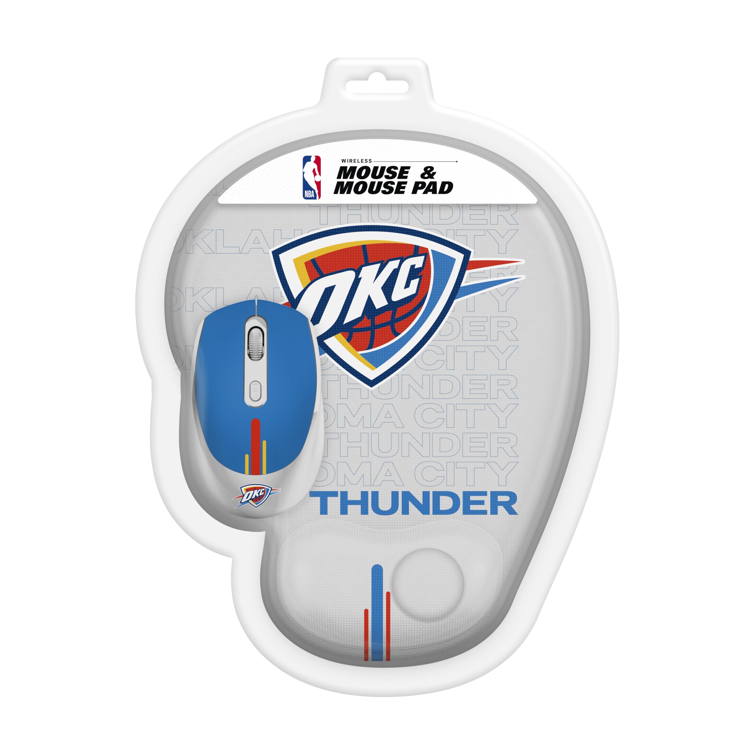 SOAR NBA Wireless Gaming Mouse with RGB Lighting & Large Mouse Pad - Perfect for PC, Laptop, Mac Gaming & Office Work