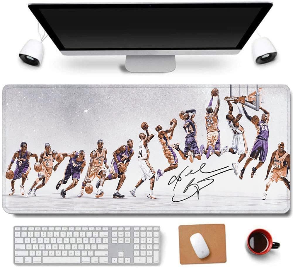 31.5x11.8 Inch Large Gaming Mouse Pad with Stitched Edges - Extra Long Extended Keyboard Mouse Mat for PC, Laptop & Desk - Perfect for Slow Motion Gaming & Office Work