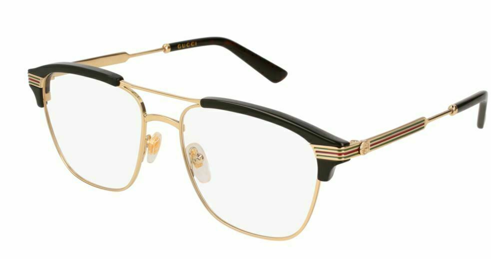 Gucci GG 0241O 002 Gold Metal Frame Eyeglasses for Women - Luxury Designer Sunglasses for Fashion & UV Protection | Perfect for Office, Driving & Outdoor Activities