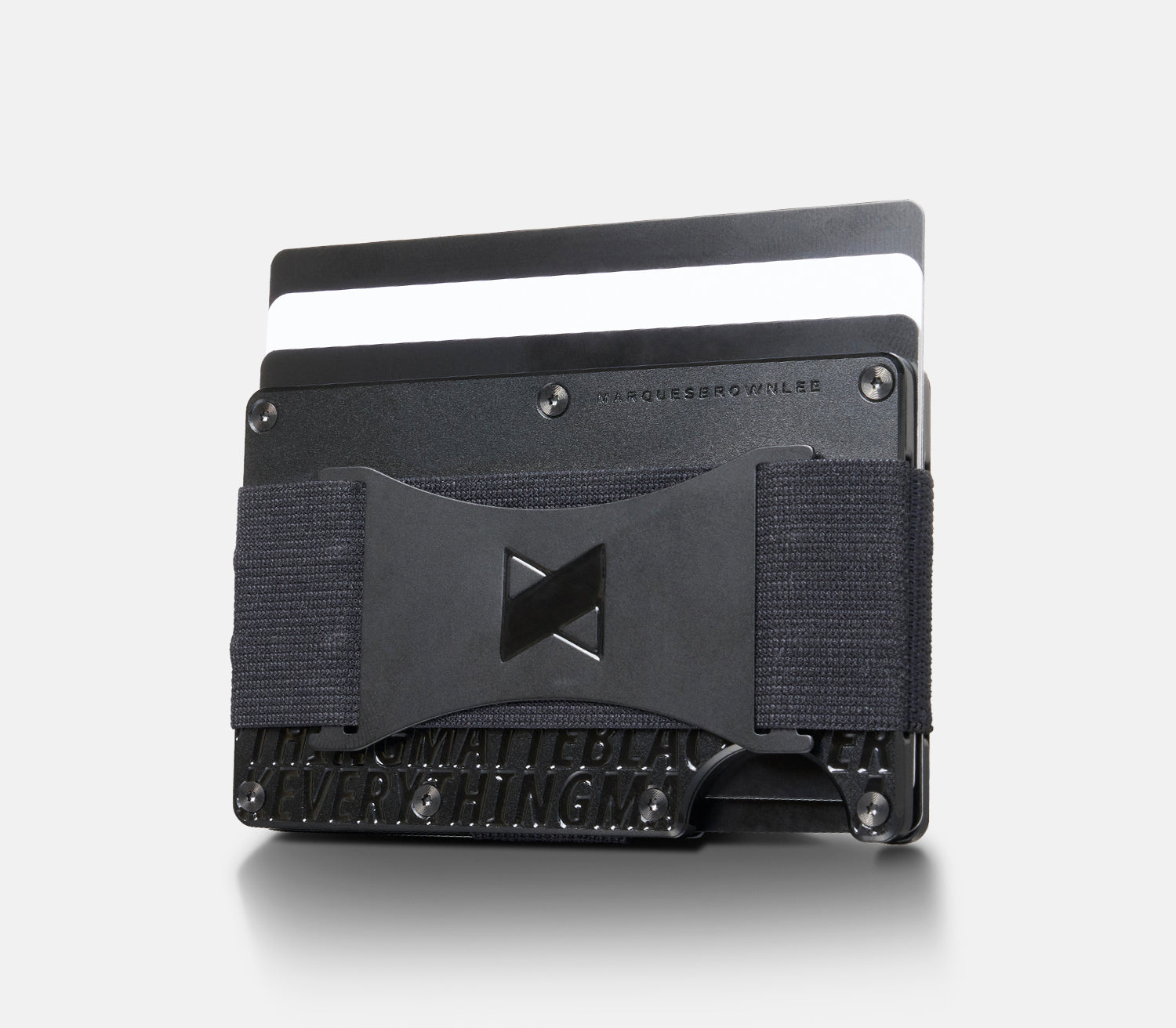 The Ridge Wallet - Slim Minimalist RFID Blocking Front Pocket Wallet for Men - Matte Black - Perfect for Everyday Carry, Travel & Gifting