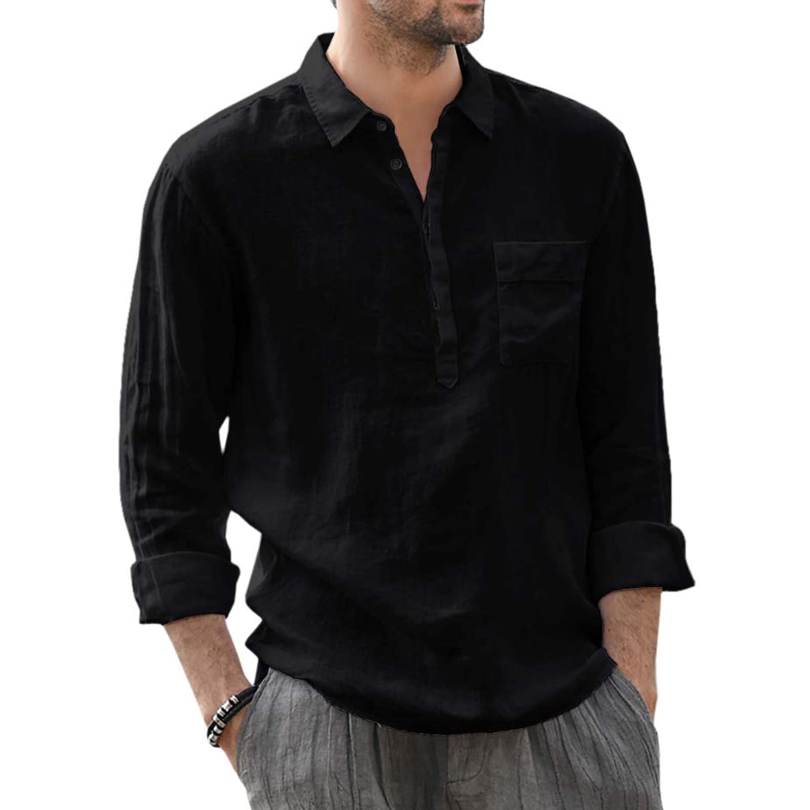 Men's Dry Fit Polo Shirts & T-Shirts - Slim Fit Short Sleeve Round Neck Pullover for Casual Wear, Sports & Outdoor Activities