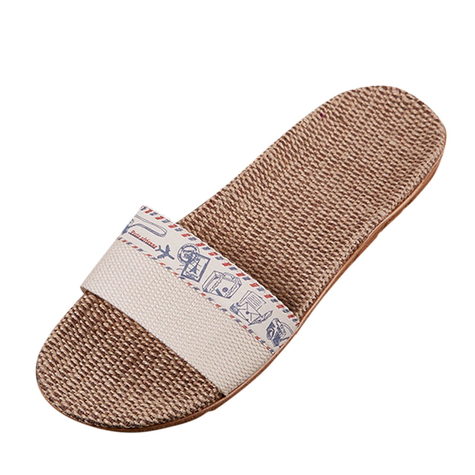 Breathable Bohemian Beach Slippers for Women - Non-Slip Comfortable Flats | Perfect for Home, Vacation & Summer Outfits