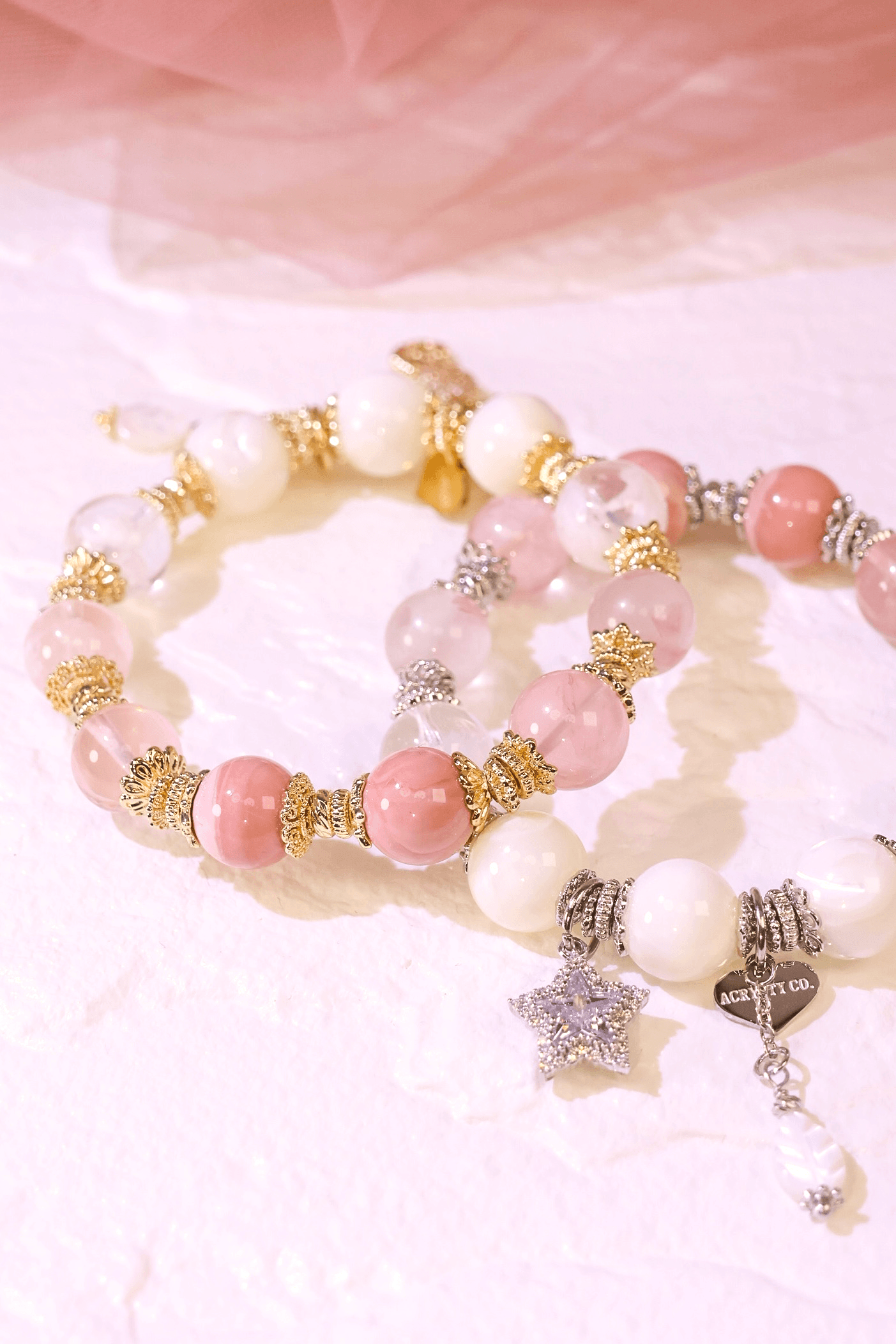 Seaside Chic Pinkini Party Bracelet - Trendy Adjustable Beach Bracelet for Women, Girls | Perfect for Pool Parties, Summer Vacations & Tropical Getaways