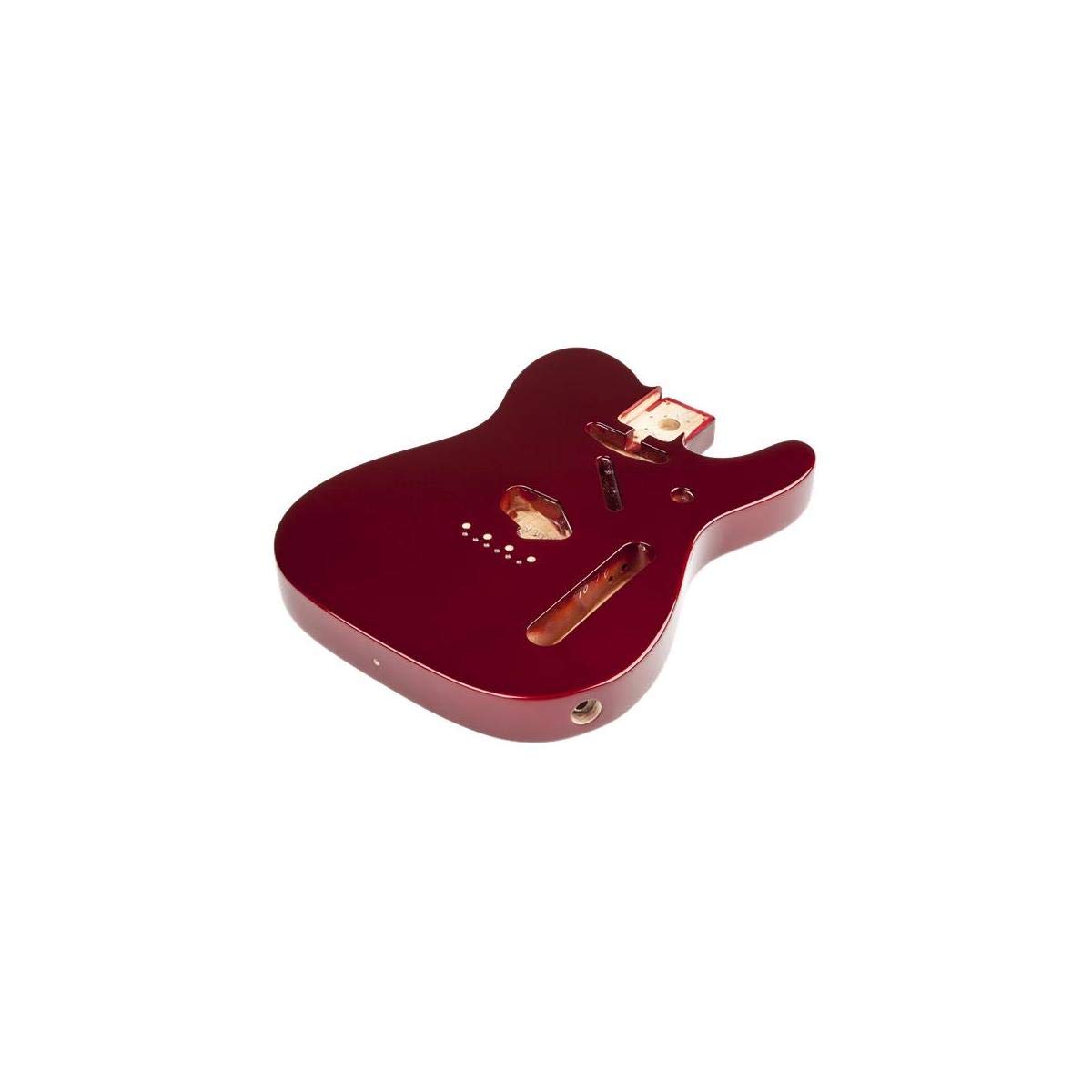 Fender Alder Telecaster Guitar Body - Vintage Bridge Routing - Candy Apple Red Finish - Perfect for DIY Guitar Builds & Custom Upgrades