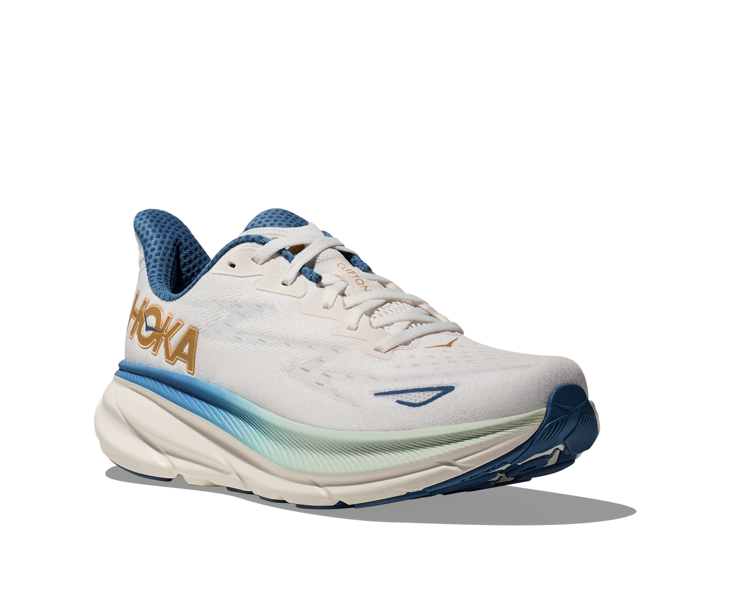 HOKA Clifton 9 Running Shoes for Men - Lightweight Cushioned Road Running Sneakers | Perfect for Marathon Training, Jogging & Everyday Wear