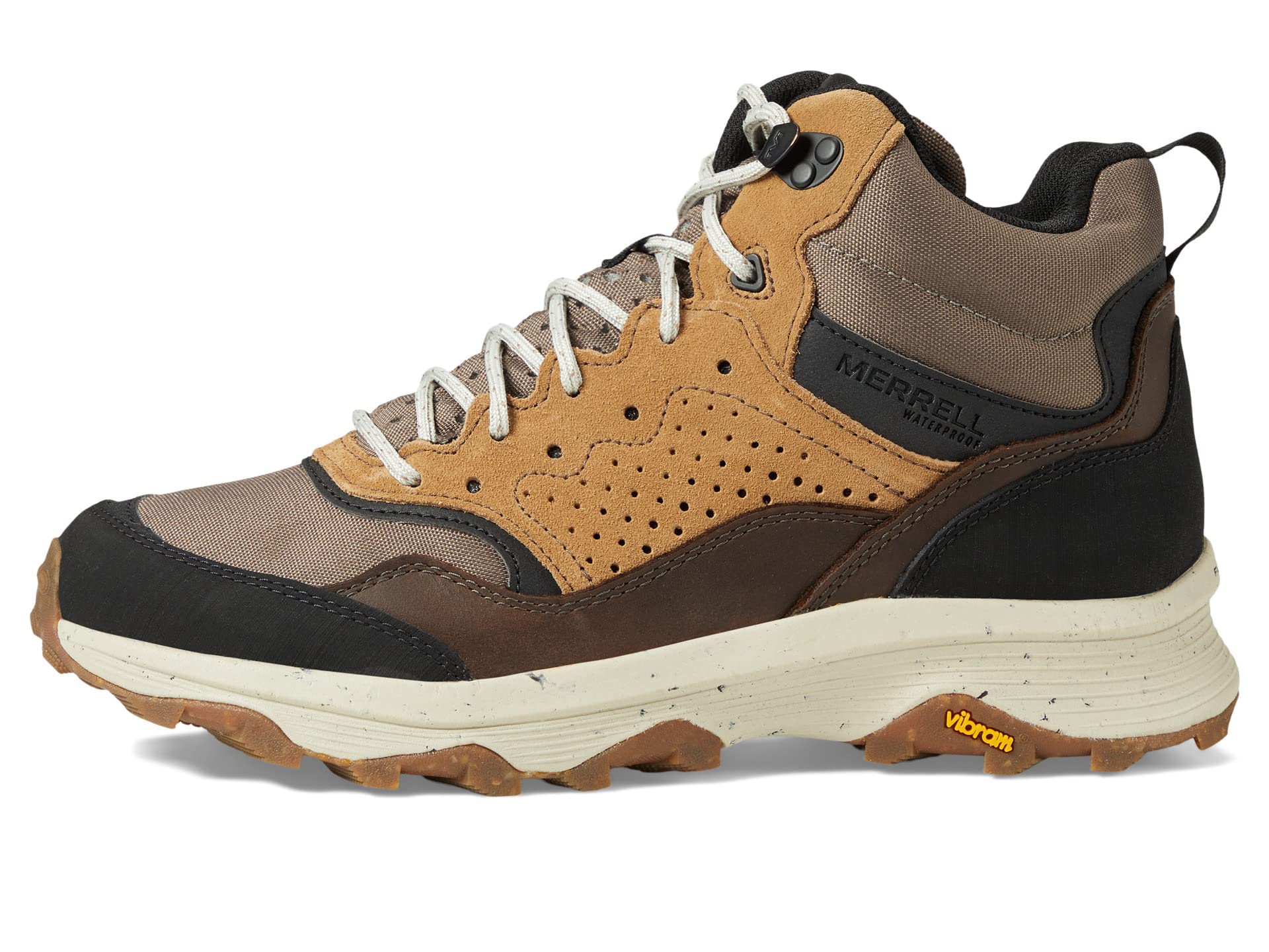 Merrell Men's Speed Solo Mid WP Waterproof Hiking Boots - Lightweight & Durable for Outdoor Adventures, Trail Running & Backpacking