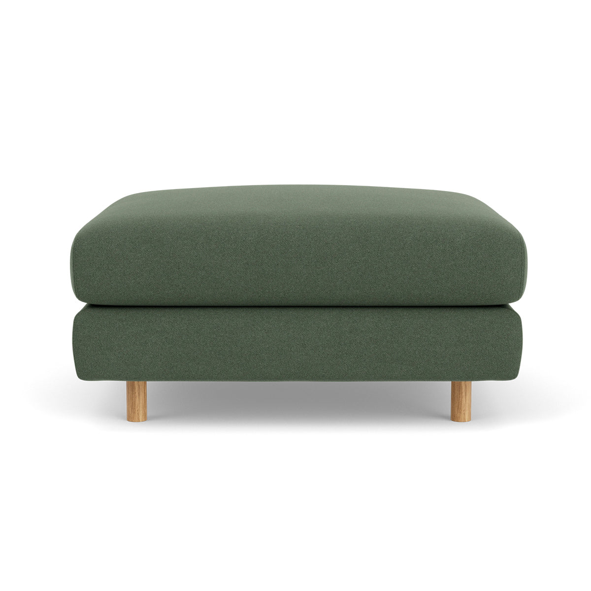 Dylan Fabric Ottoman - Soft and Stylish Footrest, Storage Bench, Living Room Accent Piece - Perfect for Small Spaces, Bedroom, or Lounge Area