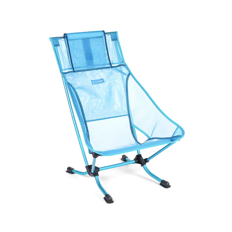 Premium Blue Mesh Beach Chair - Lightweight, Portable & Comfortable for Outdoor, Poolside, and Sand Relaxation