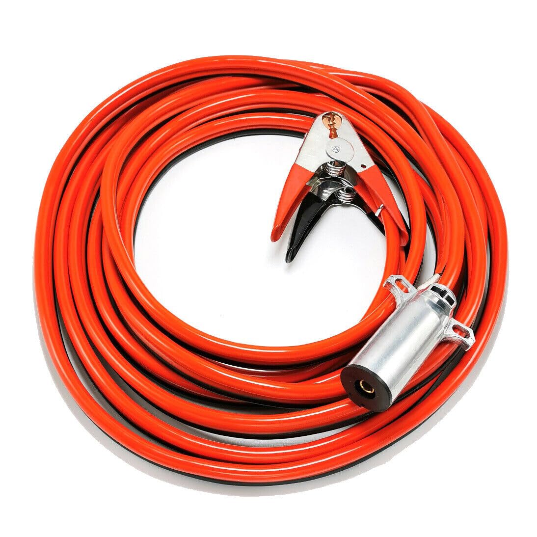 Piper Aircraft Jumper Cables 25ft - 1 Gauge Heavy Duty Booster Cables with Single Pin Plug for Aircraft Jump Starting - Perfect for Emergency Aircraft Battery Boosting in Hangars or Runways