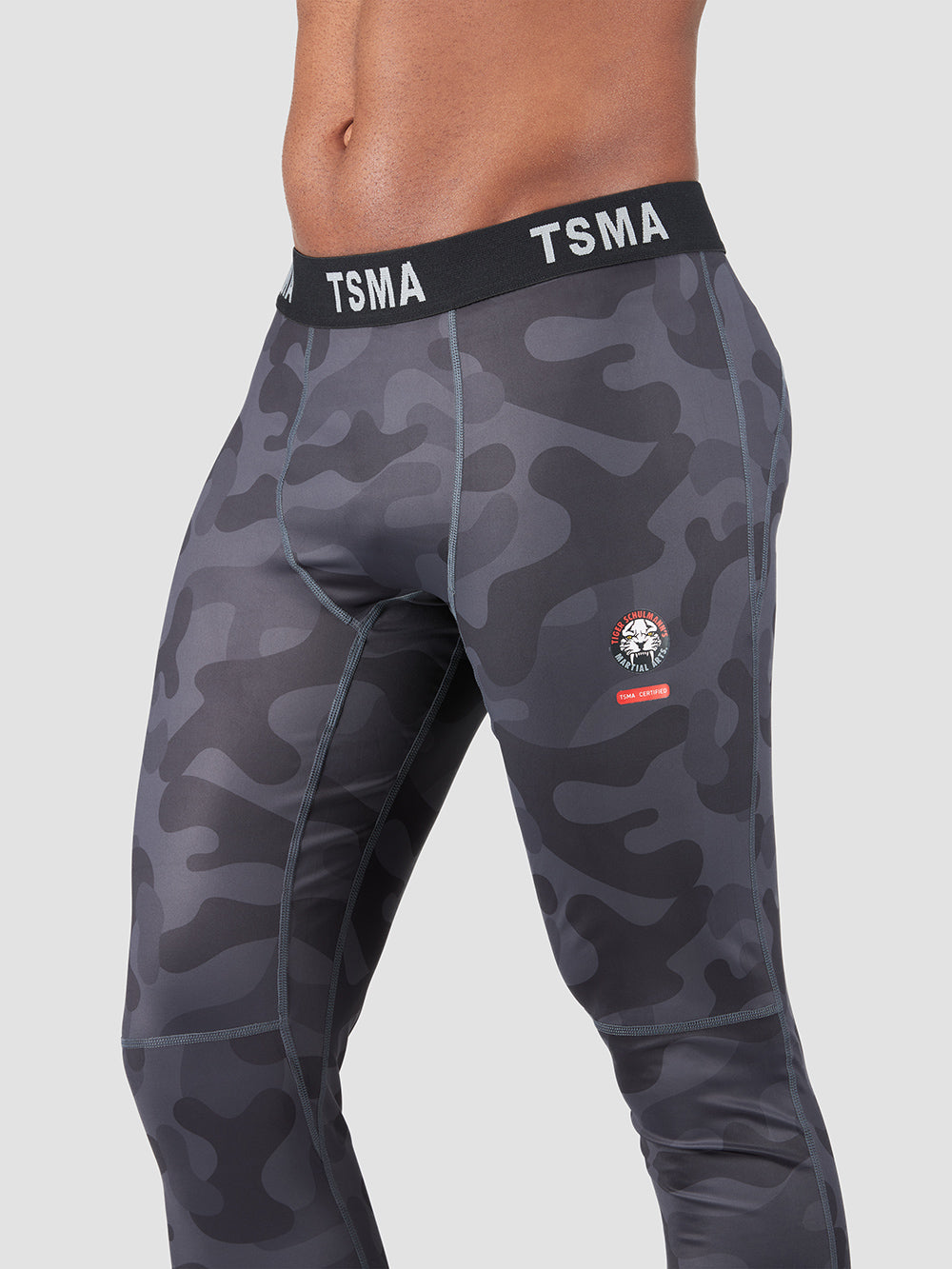 Alpha Camo Leggings for Women - High Waisted Yoga Pants with Pockets - Perfect for Workout, Running & Gym