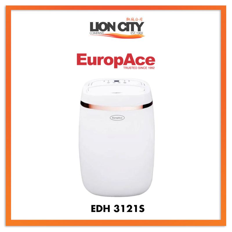 Europace EDH3121S 12L Dehumidifier with Air Purifier - 3-in-1 Compact & Quiet for Home, Basement, Bedroom - Removes Moisture, Dust & Odors - Perfect for Allergy Relief & Mold Prevention