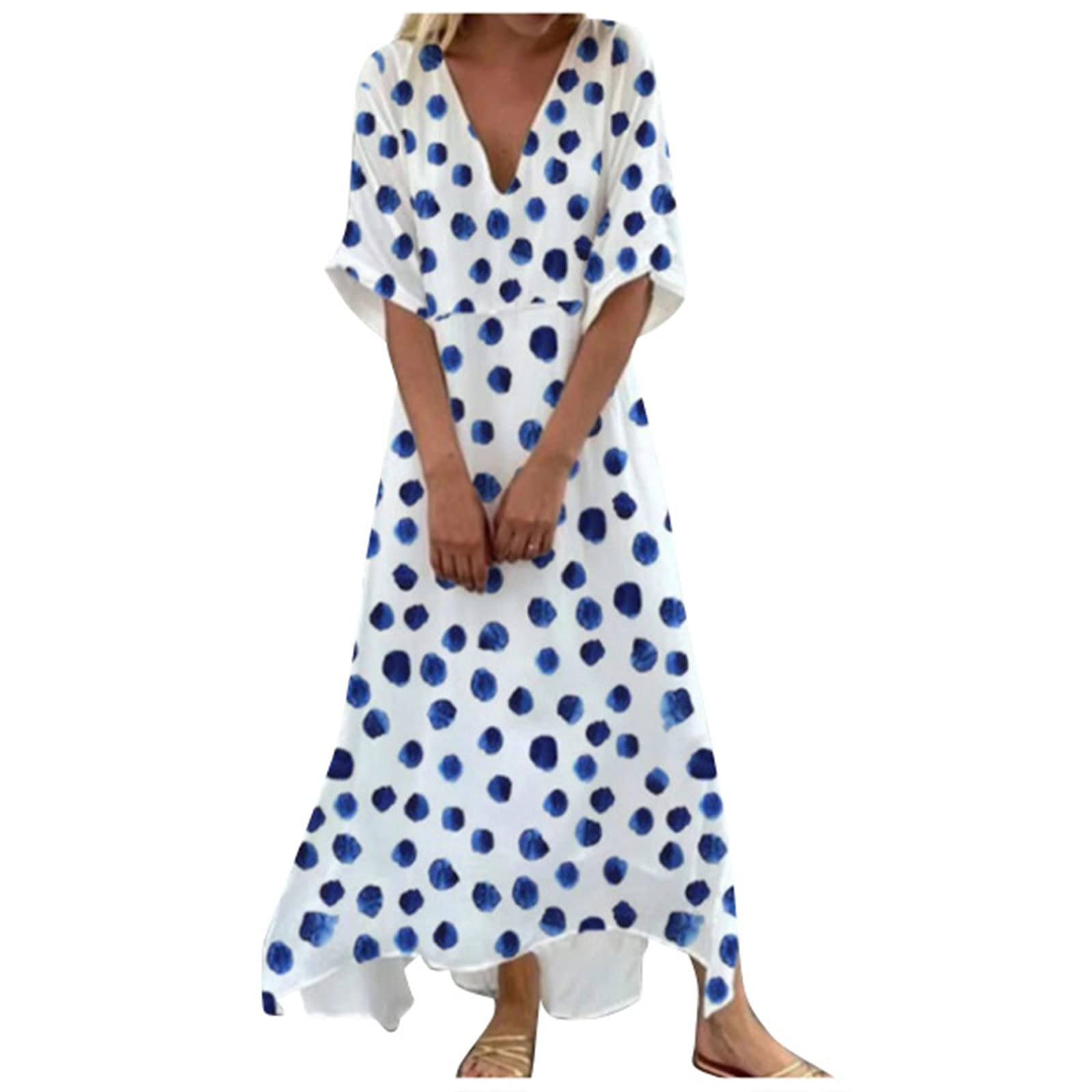 Women's Casual Sundress - Trendy Solid Mini Dress for Summer Outings